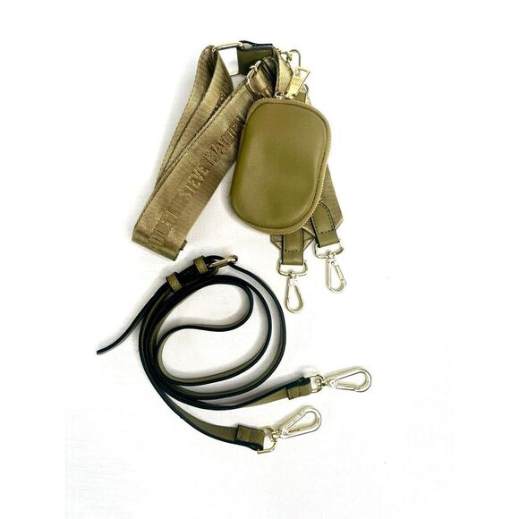 Steve Madden Bevelyn Crossbody Satchel (MT Olive) Nice Fall Color - Picture 8 of 12